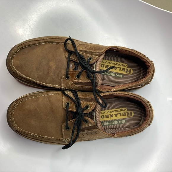 Skechers relaxed‎ fit memory foam boat shoes size 11 main image 7